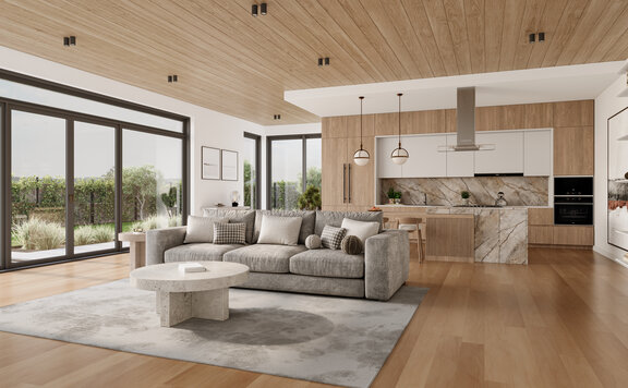 © iStockphoto/Vasyl Cheipesh interior of a living room